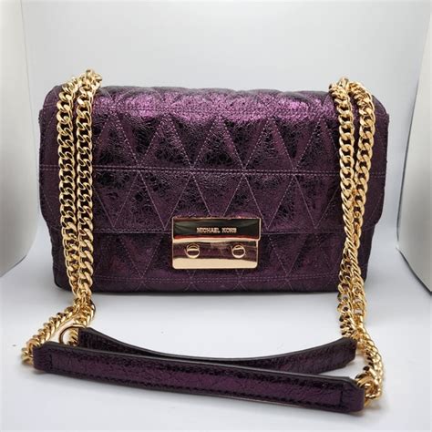 michael kors sloan large damson|Michael Kors.